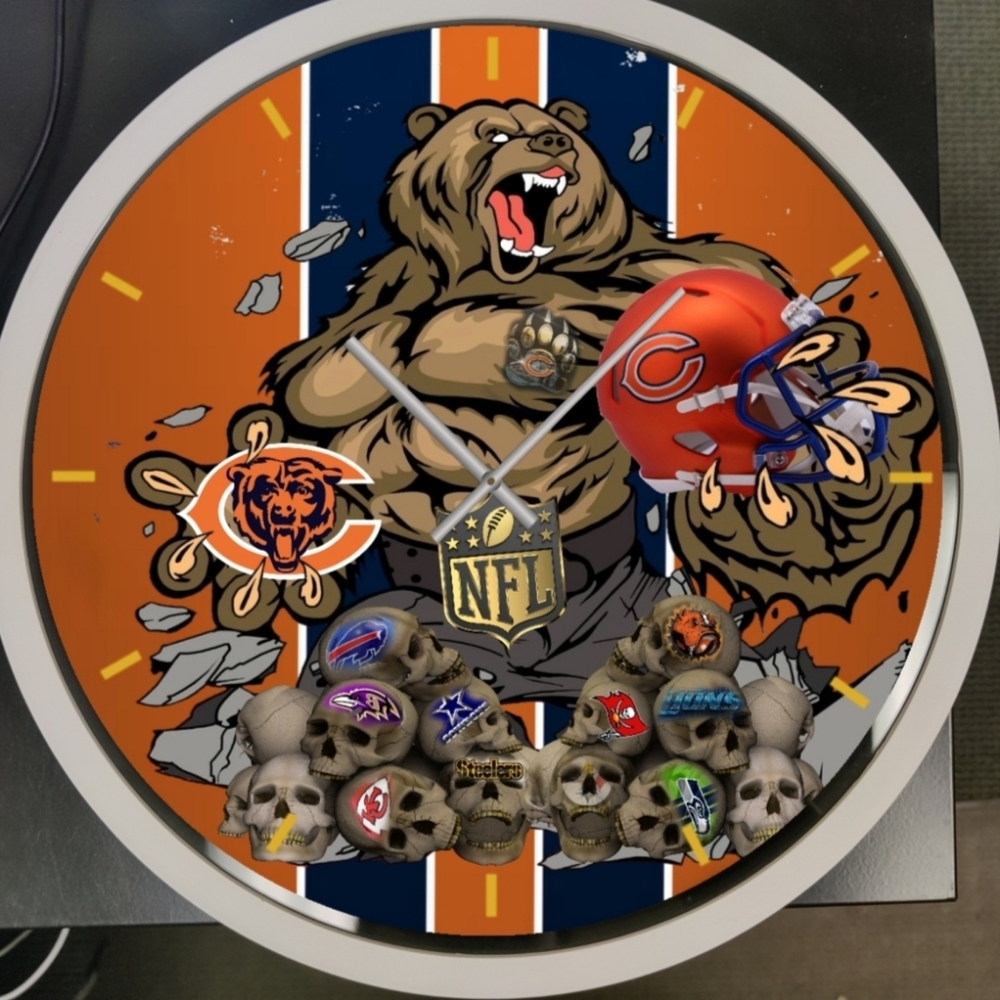 Chicago bears clock